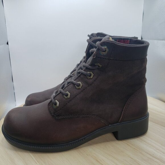 KODIAK Original All Season Ankle Boot Brown Waterproof Womens 6.5 - Picture 3 of 6